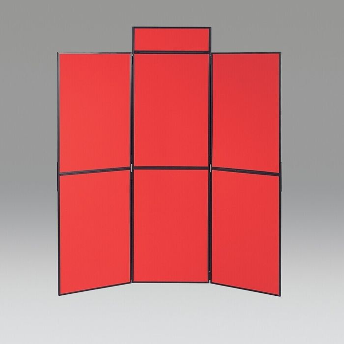 Busyfold Light 6 Panel Folding Kit With Header & Carry Bag - Red