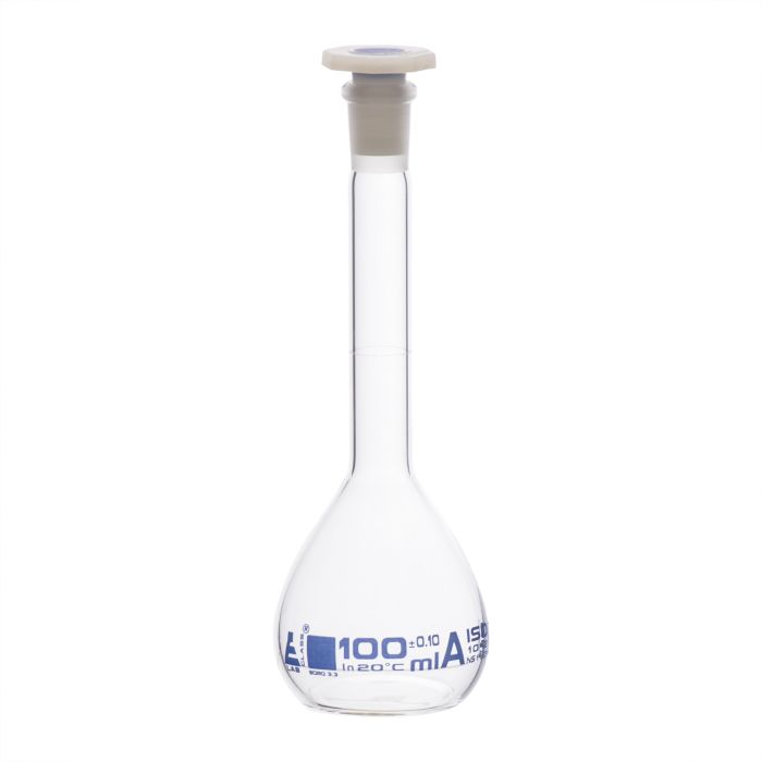 eisco Stoppered Volumetric Flask (Class A)  - 100ml eisco Stoppered Volumetric Flask (Class A)  - 100ml