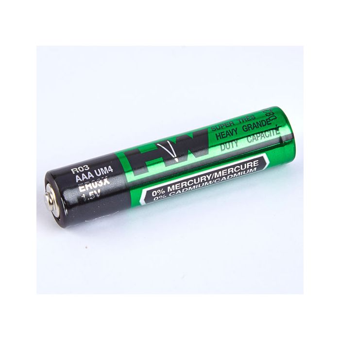 Zinc Chloride Batteries - AAA - 1.5V. Pack of 4 Zinc Chloride Batteries - AAA - 1.5V. Pack of 4