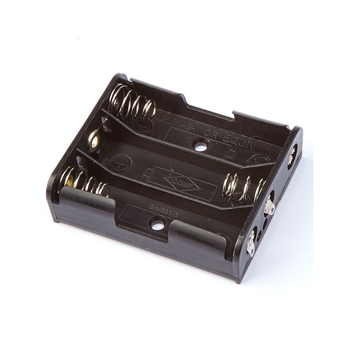 Battery Holder - Solder Tag - 3 x AA. Pack of 5