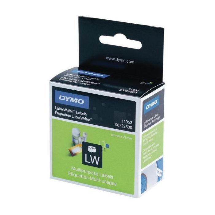 DYMO Labelwriter Labels Multipurpose 24 x 12mm DYMO Labelwriter Labels Multipurpose 24 x 12mm