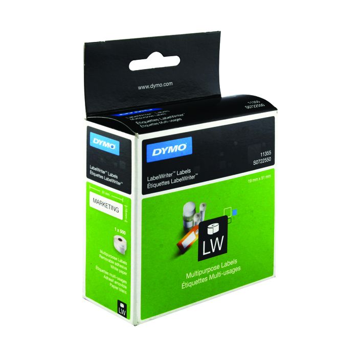 DYMO Labelwriter Labels Multipurpose 51 x 19mm DYMO Labelwriter Labels Multipurpose 51 x 19mm
