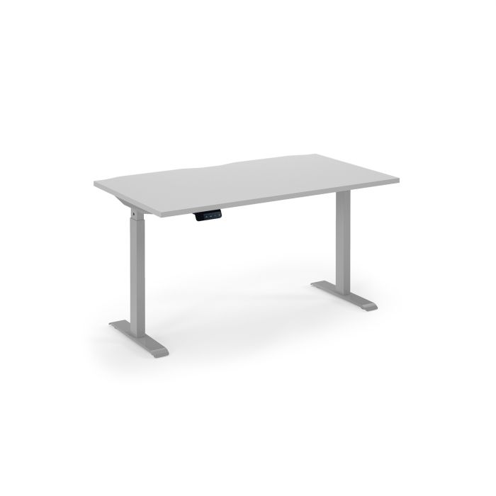 Elev8 Economy Single Motor Sit Stand Desk - White - 1400