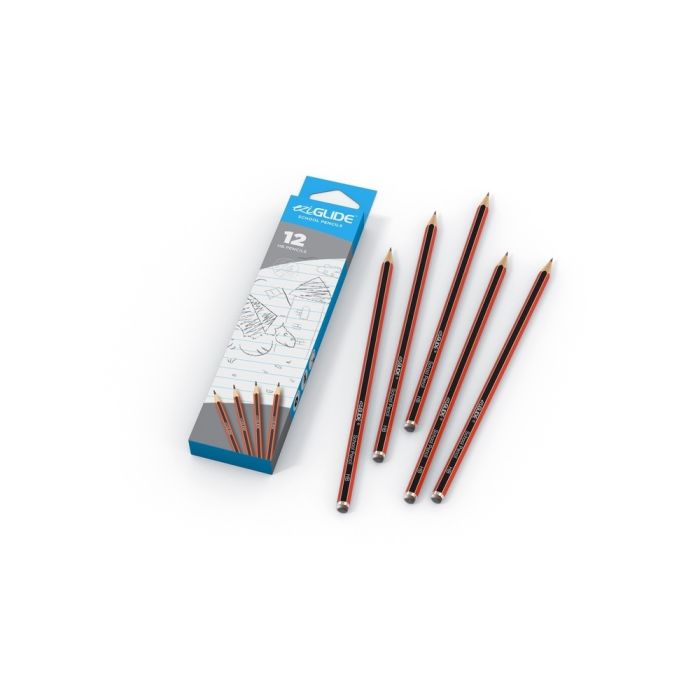 EziGlide HB Graphite School Pencils - Pack of 12 EziGlide HB Graphite School Pencils - Pack of 12