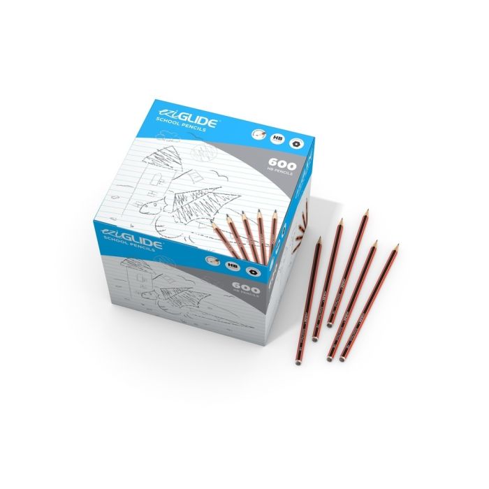 EziGlide HB Graphite School Pencils - Pack of 600 EziGlide HB Graphite School Pencils - Pack of 600