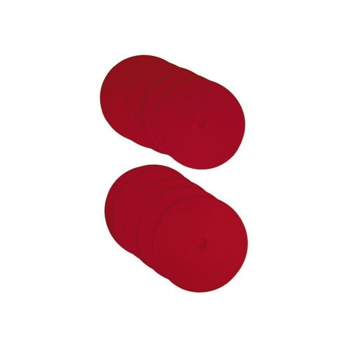 Albion Flat Disk Set - Red - Pack of 10
