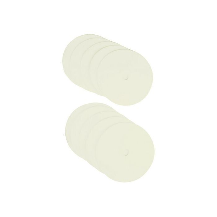 Albion Flat Disk Set - White - Pack of 10