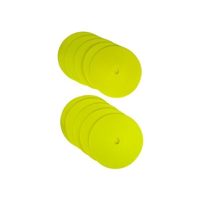 Albion Flat Disk Set - Yellow - Pack of 10