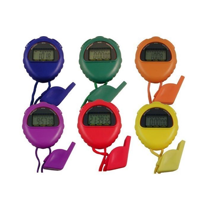 Stopwatches and Whistles - Pack of 6