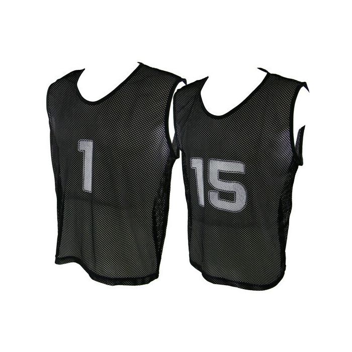 Micro Mesh 1-15 Training Vest Set Medium - Black