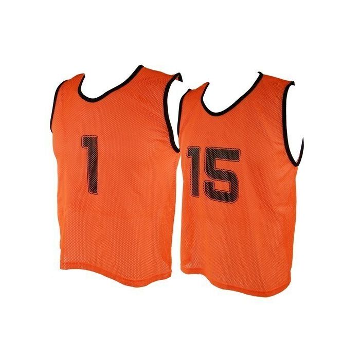 Micro Mesh 1-15 Training Vest Set Large - Fluoresent Yellow