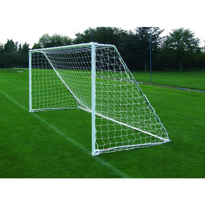 Folding Steel Mini Soccer Goals 4.88m x 1.83m - 109kg - Pack of 2