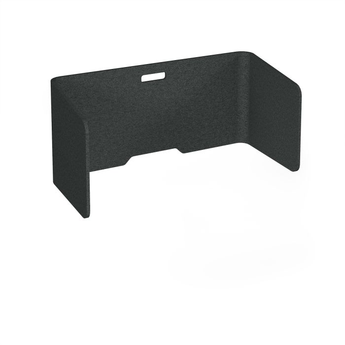 Fold Desk Screen - Dark Grey