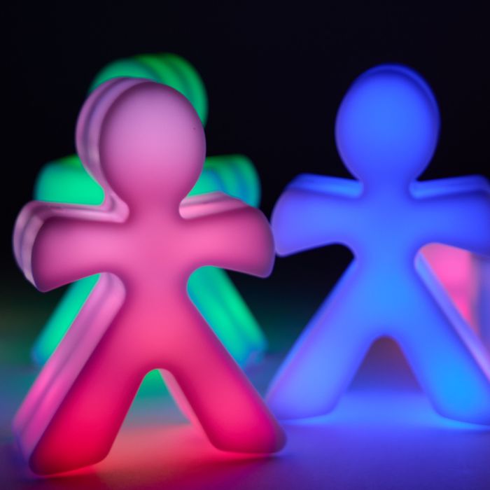 Giant Light Up Stacking People - Pack of 12