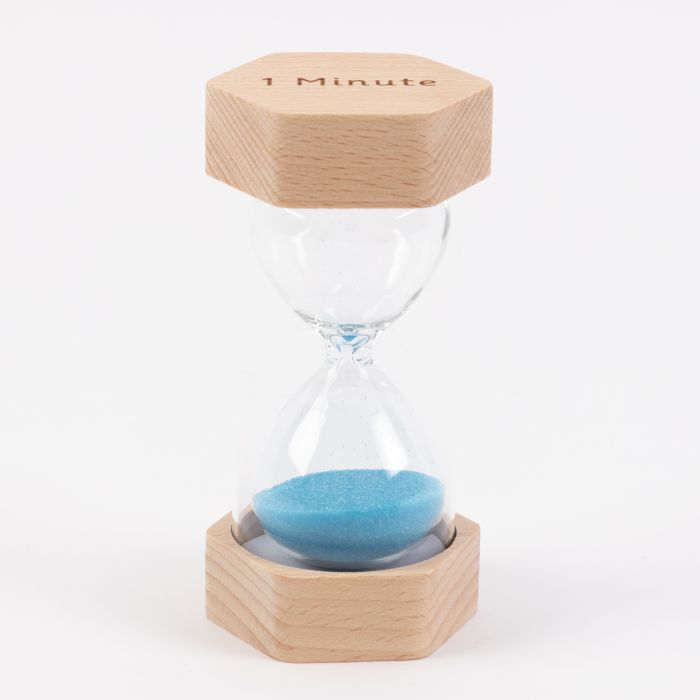 Wooden Sand Timer: 1 Minute