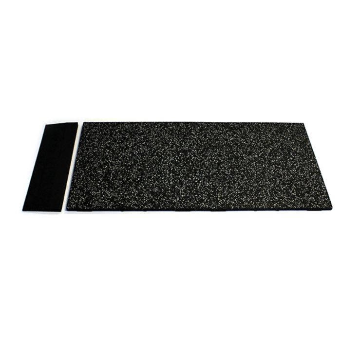 Gym Gear 20mm Black with Grey Fleck Rubber Tile- 1m x 0.5m