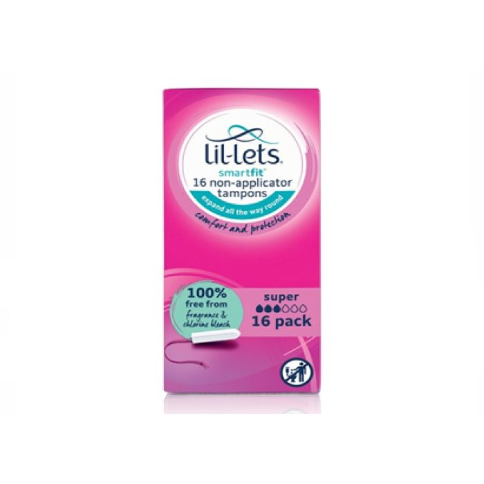 Lil-lets Non Applicator Tampon Super x 16