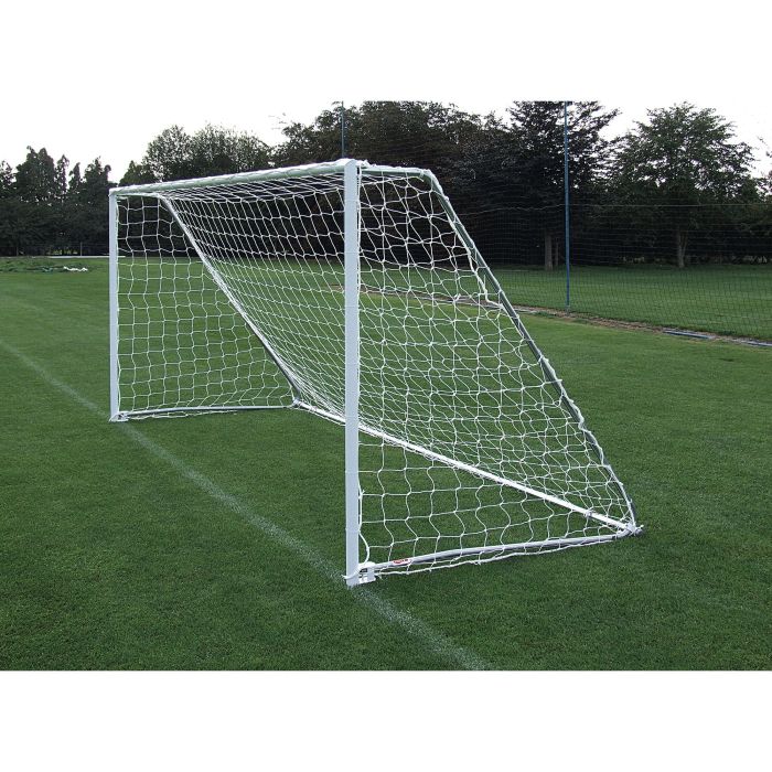Harrod Sport Folding Mini Football Goal-White -12 x 6ft-Pair-With Nets-FREE Pk 12 SHOSHIN Training Footballs Harrod Sport Folding Mini Football Goal-White -12 x 6ft-Pair-With Nets-FREE Pk 12 SHOSHIN Training Footballs