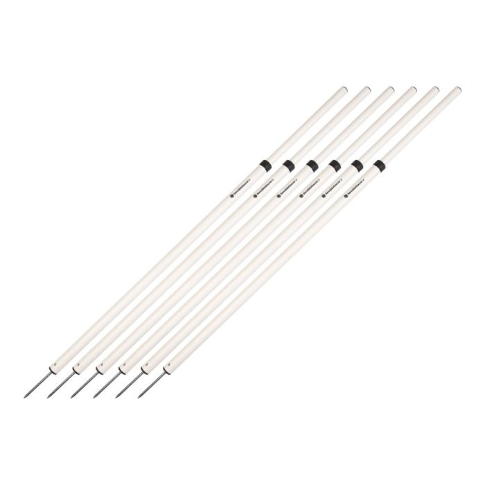 Sensible Soccer Boundary Poles - White - Pack of 6