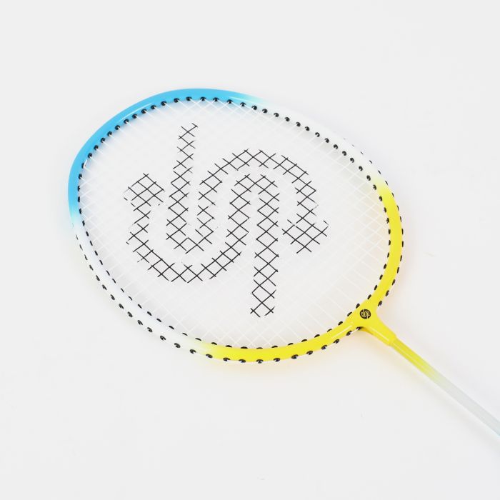 SHOSHIN Badminton Racquet -  White/Blue/Yellow - 21in