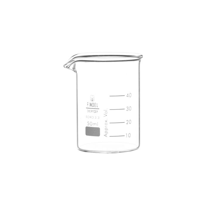 Glass Beakers- Squat Form - 50ml - Pack of 12 Glass Beakers- Squat Form - 50ml - Pack of 12