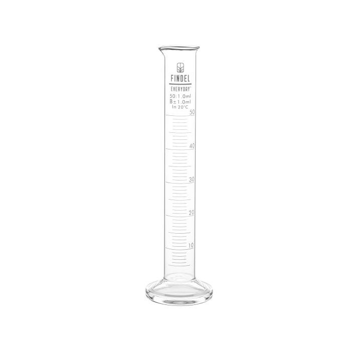 Glass Measuring Cylinder - 50ml - Pack of 10 Glass Measuring Cylinder - 50ml - Pack of 10