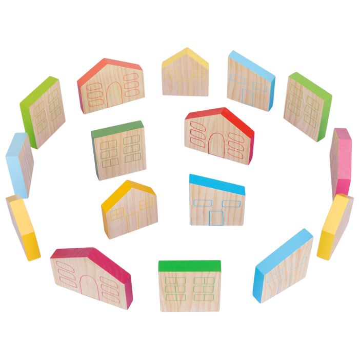 Freckled Frog Colourful Houses