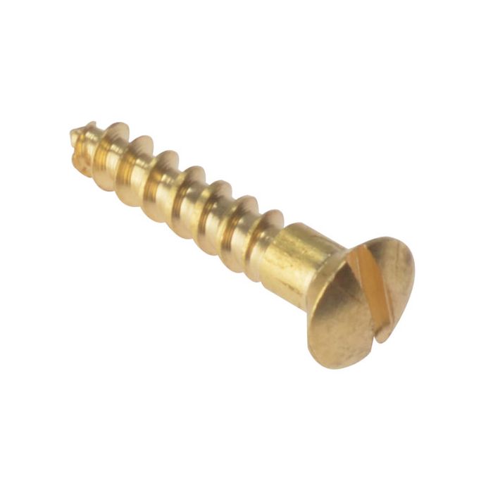 Brass Slotted Round Head Screws