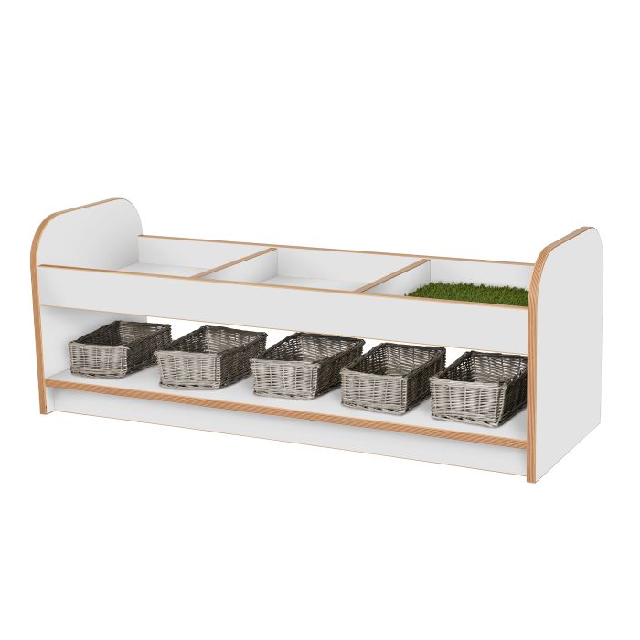 Maplescape Sensory Table with Baskets - Grey