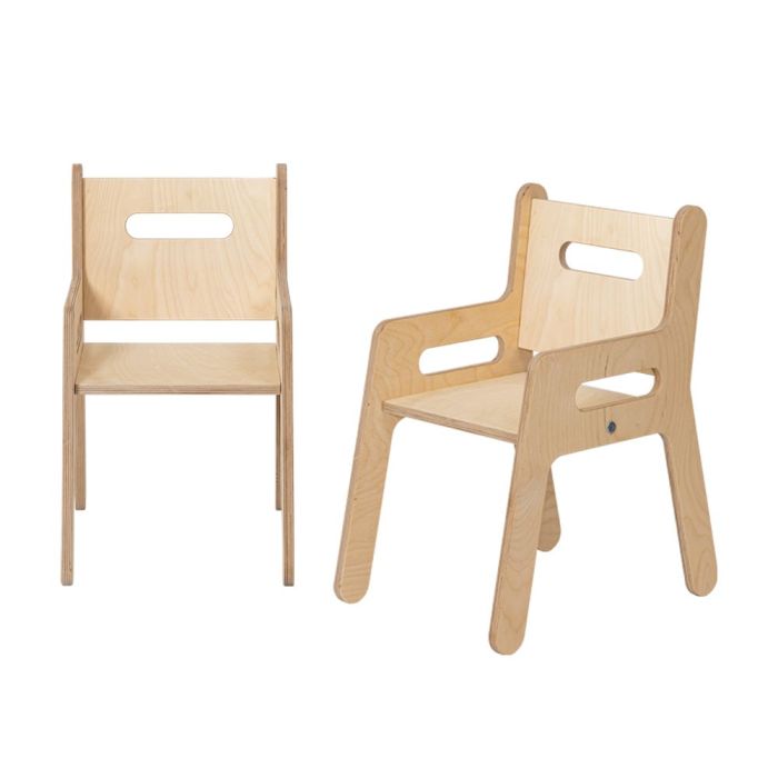 Maplescape Chairs - Pack of 2 - Maple - 3-4 years