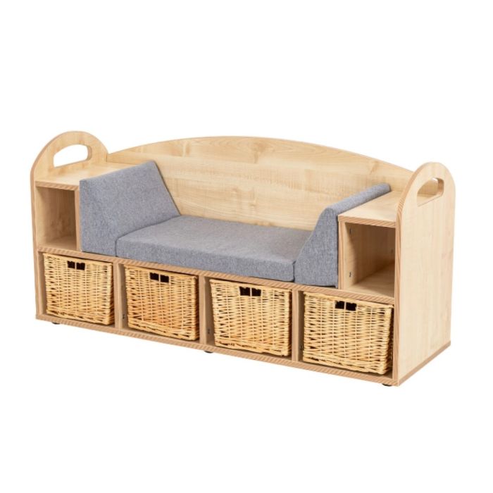 Classic Reading Seat with Baskets