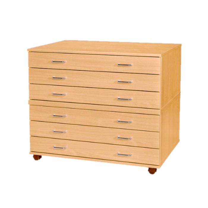 A1 Paper Storage Chest with 6 Drawers