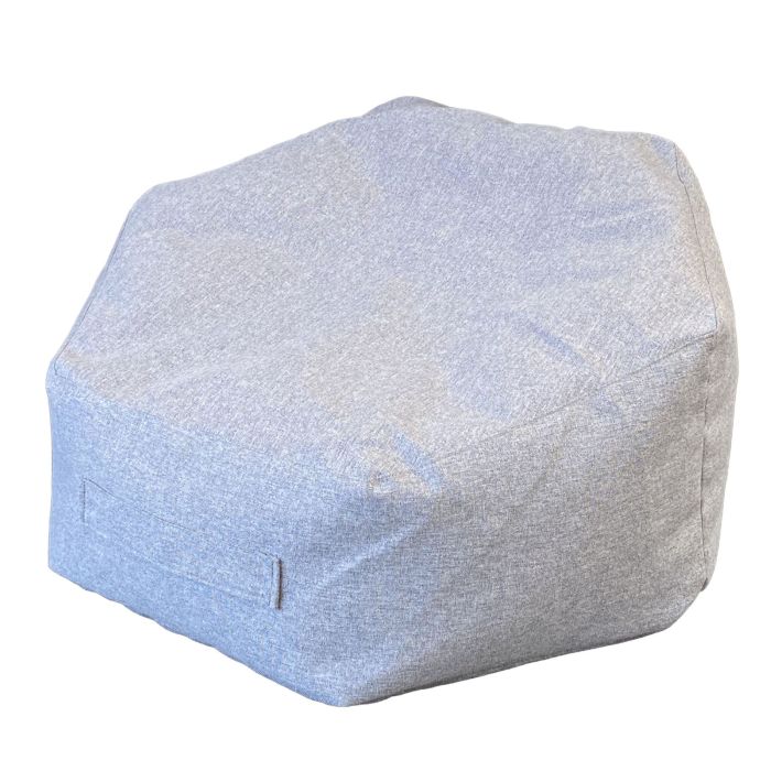 Hexagonal Bean Bag - Grey