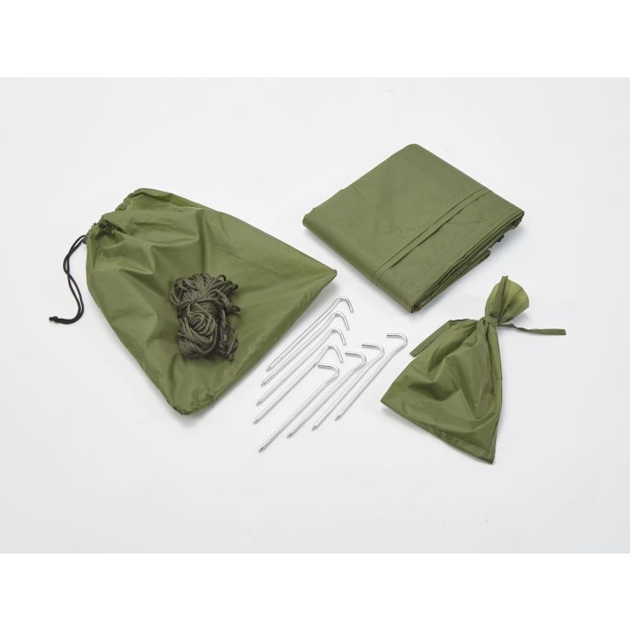 Tarpaulin 3x3m Including Rope Tent Pegs