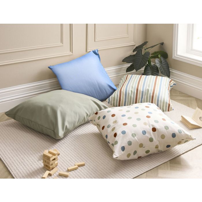 Spots & Stripes Floor Cushions - Pack of 4