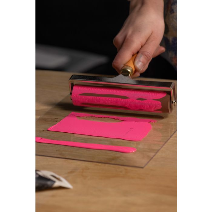 Pebeo Linocut Ink - 80ml - Fluorescent Pink