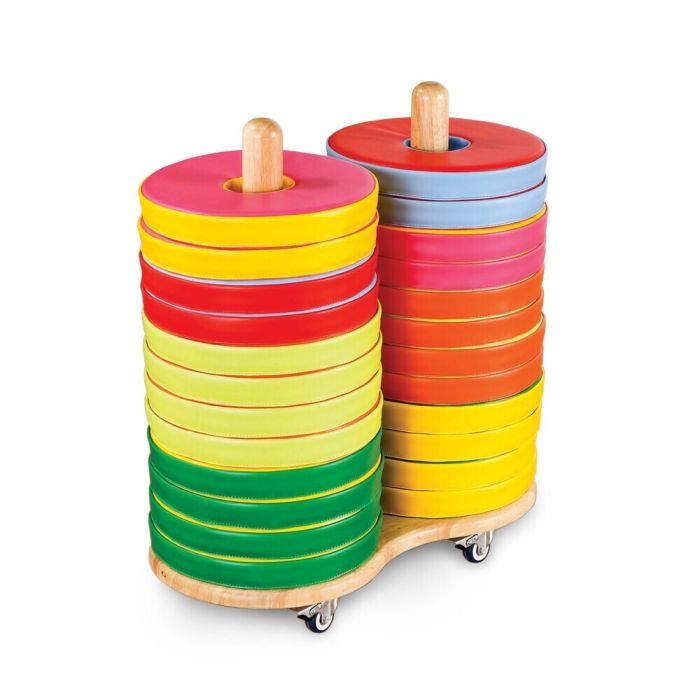 24 Seat Trolley Including 24 Bi-Colour Cushions - Pack of 24 24 Seat Trolley Including 24 Bi-Colour Cushions - Pack of 24