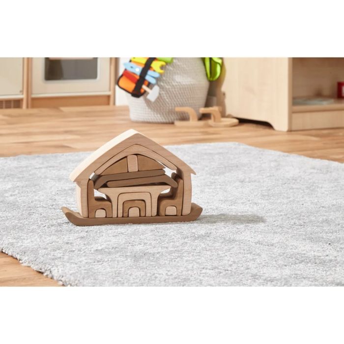 Wooden Nesting House