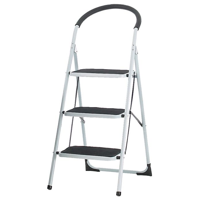 Folding Steps With Foam Handle - 3 Tread