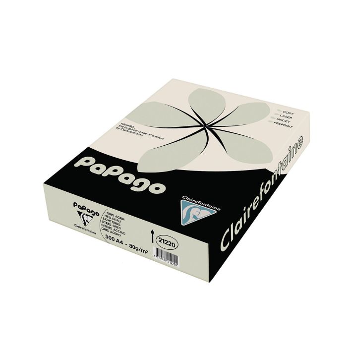 Papago Copier Paper A4 Steel Grey- 1 Ream