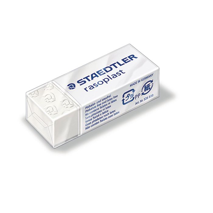 Staedtler Rasoplast Eraser Small White - Pack of 30