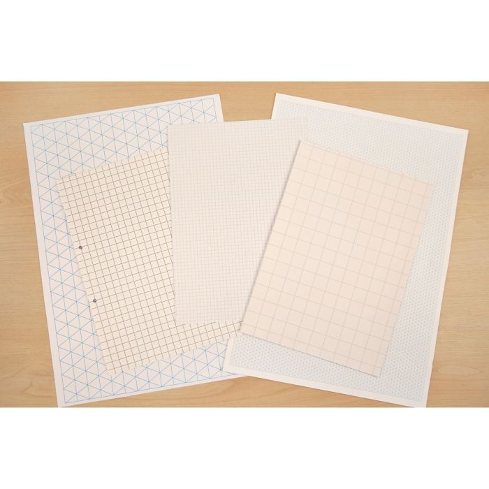 A2 Maths Paper 10mm Squared Unpunched - 1 Ream A2 Maths Paper 10mm Squared Unpunched - 1 Ream