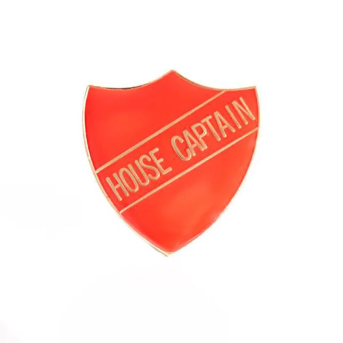 Classmates House Captain Shield Badge - Red Classmates House Captain Shield Badge - Red