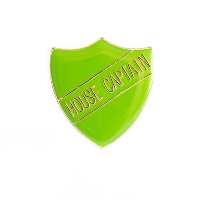 Classmates House Captain Shield Badge - Green Classmates House Captain Shield Badge - Green
