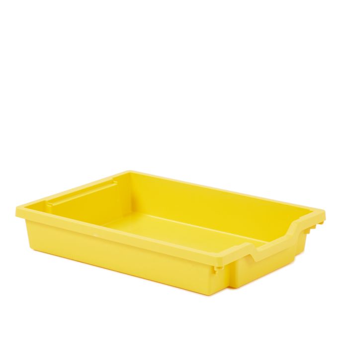 Gratnells Storage Tray Yellow - Shallow