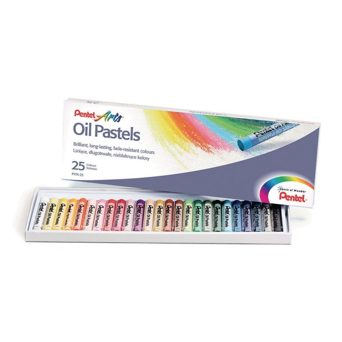 Pentel Arts Oil Pastels - Pack of 25 Pentel Arts Oil Pastels - Pack of 25