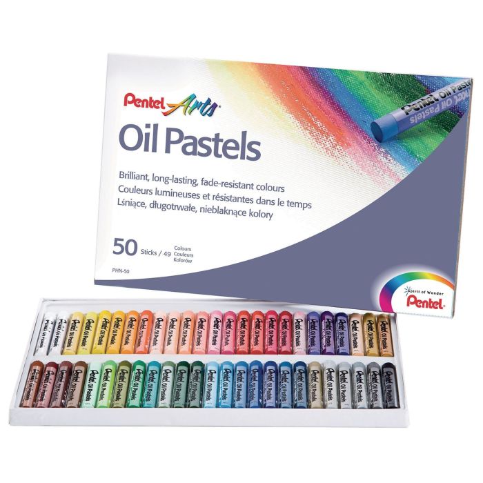 Pentel Arts Oil Pastels - Pack of 50 Pentel Arts Oil Pastels - Pack of 50