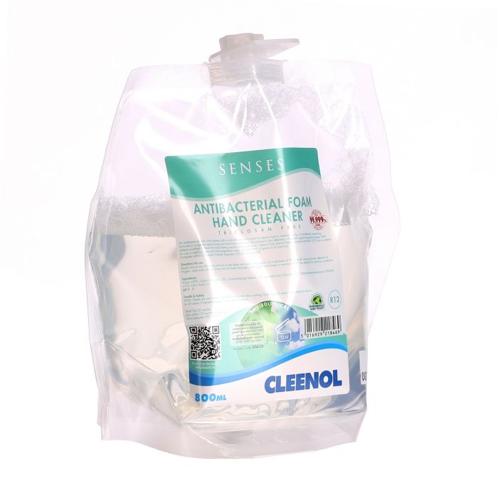 Cleenol Foam Soap Cleaner - Antibacterial - 800ml - Pack of 3 Cleenol Foam Soap Cleaner - Antibacterial - 800ml - Pack of 3