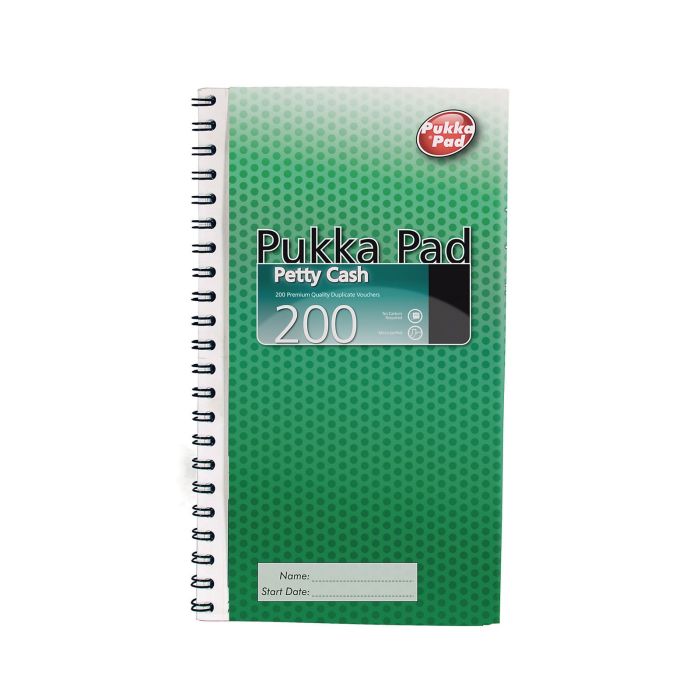 Pukka Petty Cash 50 Page Book Green Pukka Petty Cash 50 Page Book Green