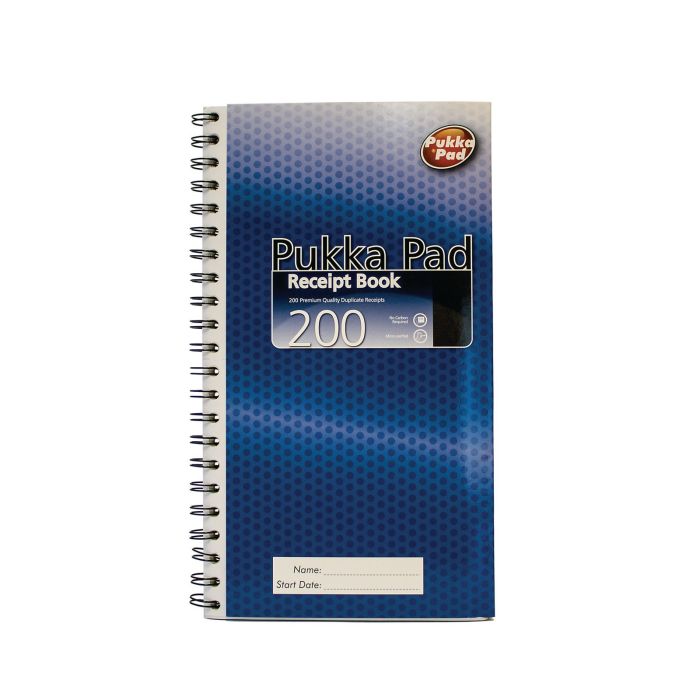 Pukka Receipt 50 Page Book Blue Pukka Receipt 50 Page Book Blue